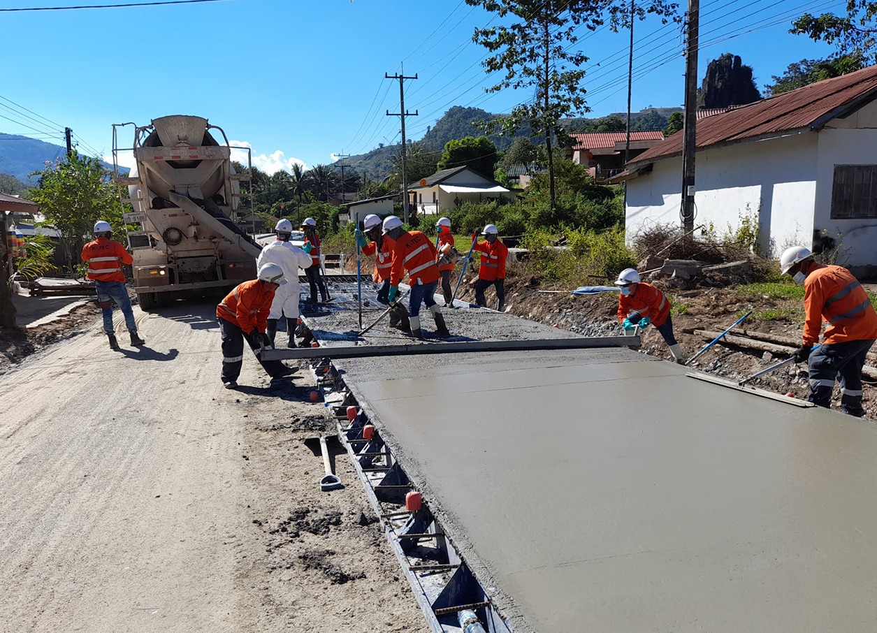 Nam Mo Road construction